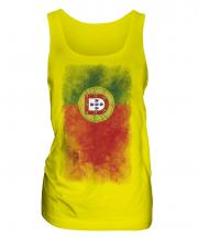 Portugal Faded Flag Ladies Vest
