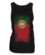 Portugal Faded Flag Ladies Vest
