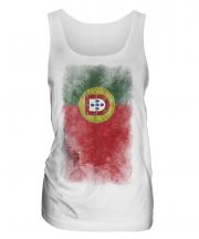 Portugal Faded Flag Ladies Vest
