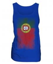 Portugal Faded Flag Ladies Vest