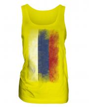 Russia Faded Flag Ladies Vest