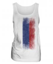 Russia Faded Flag Ladies Vest