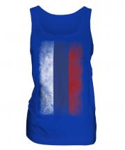 Russia Faded Flag Ladies Vest