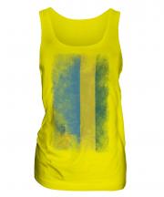 Rwanda Faded Flag Ladies Vest