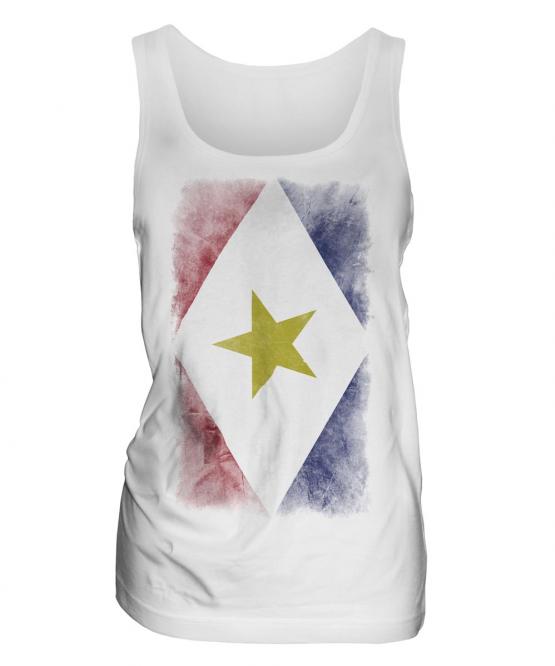 Saba Faded Flag Ladies Vest