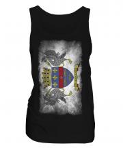 Saint Barthelemy Faded Flag Ladies Vest