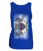 Saint Barthelemy Faded Flag Ladies Vest