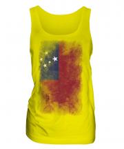 Samoa Faded Flag Ladies Vest