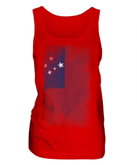 Samoa Faded Flag Ladies Vest