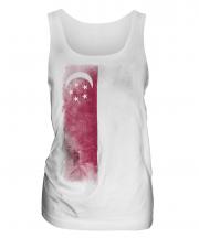 Singapore Faded Flag Ladies Vest