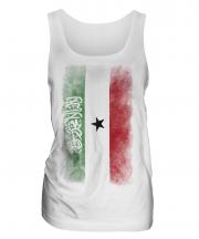 Somaliland Faded Flag Ladies Vest