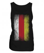 South Ossetia Faded Flag Ladies Vest