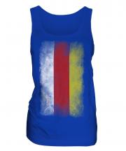 South Ossetia Faded Flag Ladies Vest