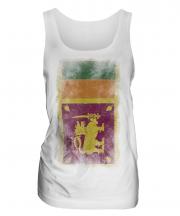 Sri Lanka Faded Flag Ladies Vest