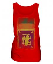 Sri Lanka Faded Flag Ladies Vest