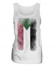 Sudan Faded Flag Ladies Vest