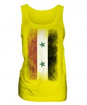 Syria Faded Flag Ladies Vest