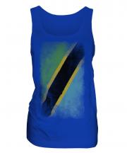 Tanzania Faded Flag Ladies Vest
