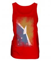 Tierra Del Fuego Province Faded Flag Ladies Vest