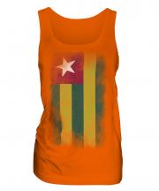 Togo Faded Flag Ladies Vest