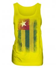 Togo Faded Flag Ladies Vest