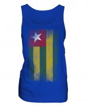 Togo Faded Flag Ladies Vest