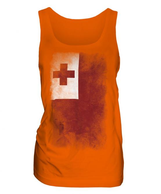 Tonga Faded Flag Ladies Vest