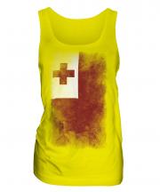 Tonga Faded Flag Ladies Vest