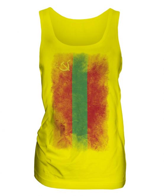 Transnistria Faded Flag Ladies Vest