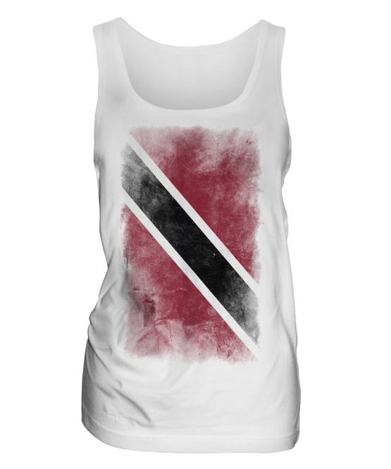 Trinidad And Tobago Faded Flag Ladies Vest