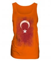 Turkey Faded Flag Ladies Vest