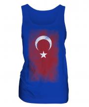 Turkey Faded Flag Ladies Vest