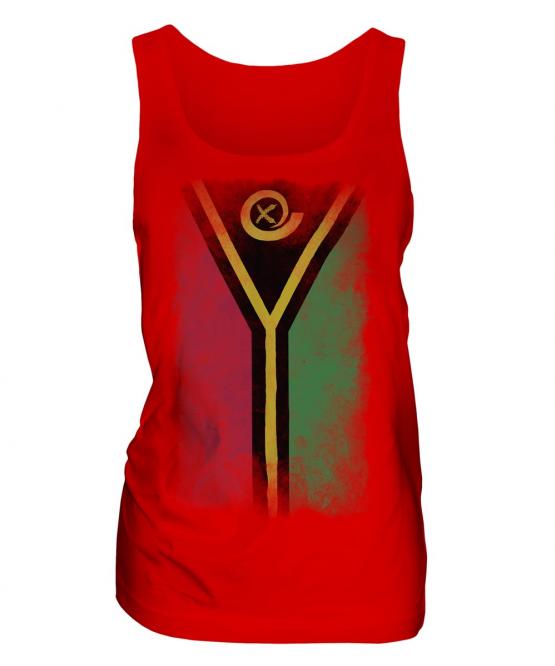 Vanuatu Faded Flag Ladies Vest
