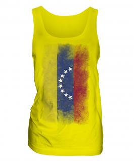 Venezuela Faded Flag Ladies Vest