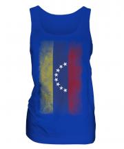 Venezuela Faded Flag Ladies Vest