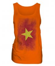Vietnam Faded Flag Ladies Vest