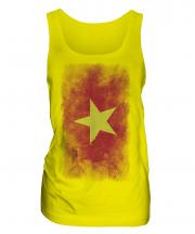 Vietnam Faded Flag Ladies Vest