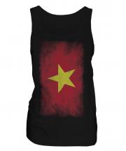Vietnam Faded Flag Ladies Vest