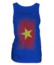 Vietnam Faded Flag Ladies Vest