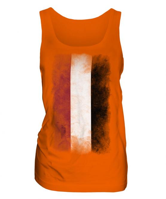 Yemen Faded Flag Ladies Vest