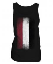 Yemen Faded Flag Ladies Vest