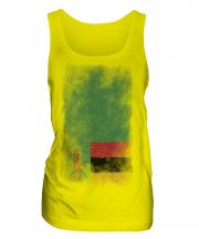 Zambia Faded Flag Ladies Vest