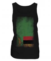 Zambia Faded Flag Ladies Vest