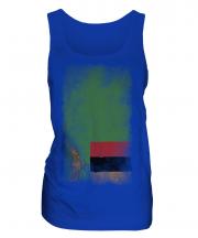 Zambia Faded Flag Ladies Vest