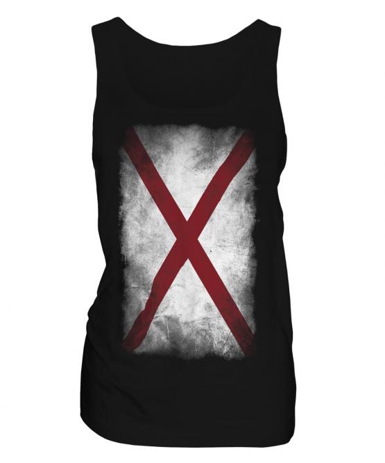 Alabama State Faded Flag Ladies Vest