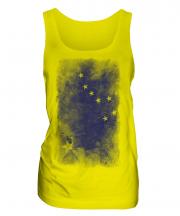 Alaska State Faded Flag Ladies Vest