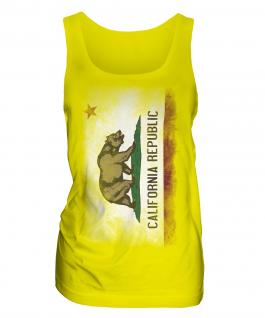 California State Faded Flag Ladies Vest