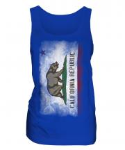 California State Faded Flag Ladies Vest