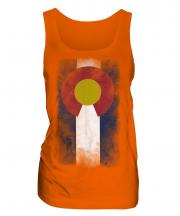 Colorado State Faded Flag Ladies Vest