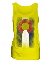 Colorado State Faded Flag Ladies Vest